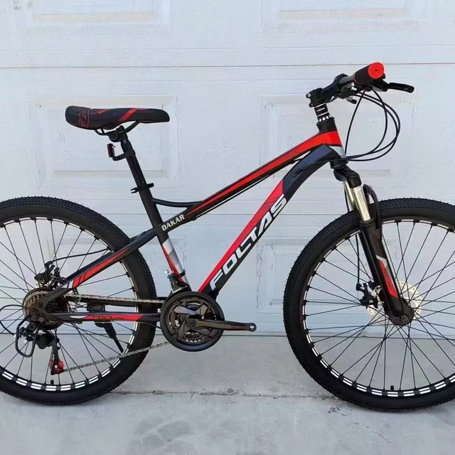 Manufacturer's Cheap Hot Selling Men's Road Mountain Bike 21 Speed Disc Brake Ordinary Pedal Steel Fork 26-Inch Wheels