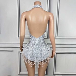 Combinaison pour <span class=keywords><strong>femme</strong></span> <span class=keywords><strong>transgenre</strong></span> en cristaux tendance, combinaisons pour femmes, combinaison en maille - Product Image 5