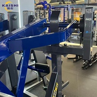 Máquina de remo sentado Kaishi Diverging Motion, equipo de gimnasio comercial para entrenamiento de espalda baja y media, compatible con OE y ODM