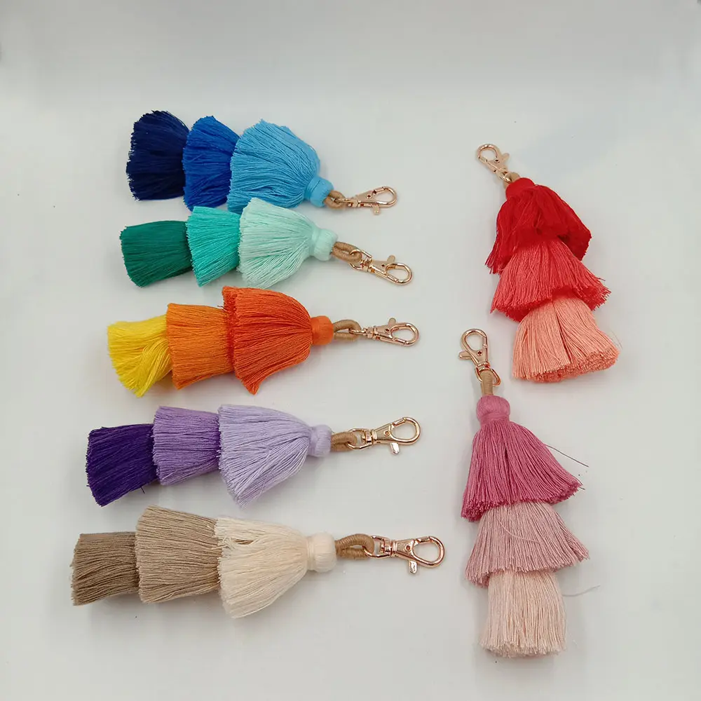 16 cm fashion cotton tassel for bag hanger, DIY hanger. HOUSE decorate,very fashion accessories and competived price