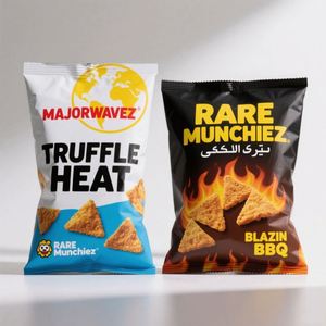 Sachet d'emballage personnalisé en aluminium et Mylar, thermoscellable, résistant à l'humidité, avec fermeture arrière pour chips de pommes de terre - Product Image 5