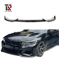 Kit de conversion de lèvre de pare-chocs avant en fibre de carbone G20 pour BMW Série 3 G20 330i M340i Kits de carrosserie