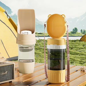 Botella de agua portátil <span class=keywords><strong>para</strong></span> perros con almacenamiento, contenedor de comida y agua <span class=keywords><strong>para</strong></span> mascotas, tazón de alimentación, cuencos <span class=keywords><strong>para</strong></span> beber <span class=keywords><strong>para</strong></span> perros de viaje al aire libre - Product Image 4