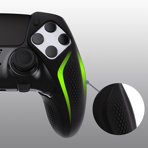 Accessoires de jeu personnalisés PlayVital, housse de protection en caoutchouc absorbant la transpiration, coque en silicone souple pour manette sans fil PS5 Edge - Product Image 4