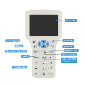 Çift frekans el <span class=keywords><strong>USB</strong></span> kablosu RFID kimlik IC kart fotokopi şifreleme programcı RFID kart teksir tam Decode fonksiyonu ile - Product Image 1