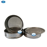 Laboartory Standard Stainless Steel Soil Sieve Analysis Test Sifter Shaker Sieve Mesh