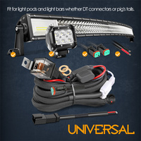 Fabricants de faisceaux de câblage LED pour véhicules automobiles 12V universels, 2,5 mètres, 98 pouces, 8 pieds de long, 120W DT
