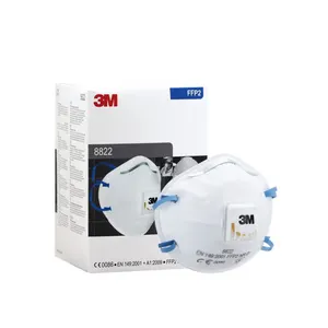 3M 8822 Masque de protection contre les particules Masque de protection de sécurité pour le travail industriel