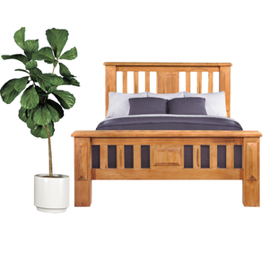 Lit en bois moderne du Queensland Mobilier de chambre à coucher solide conçu sur mesure à bon prix Paquet standard Fabricant du Vietnam - Product Image 1