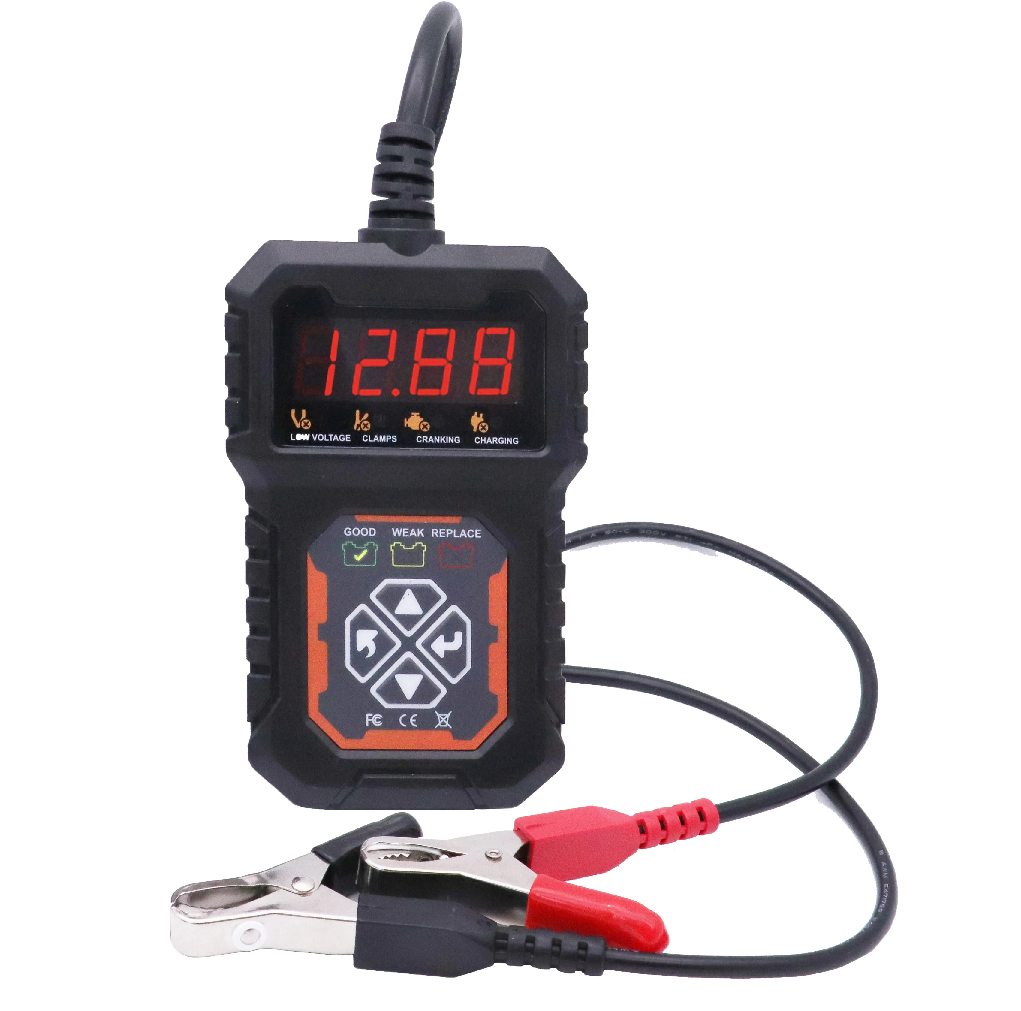 Ba108 Digital Battery Tester 12V Lead Acid Battery Monitor Intelligent Battery Tester