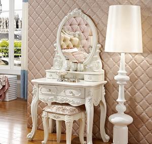 Ensemble de meubles de coiffeuse élégant pour <span class=keywords><strong>chambre</strong></span> à coucher, coiffeuse de style européen de haute qualité et ensemble de meubles de <span class=keywords><strong>chambre</strong></span> à coucher pour garçons - Product Image 3