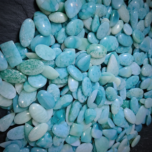Hemimorfita, Gema con Patrón de Larimar, Hemimorfita Azul Cielo, Cabujón de Hemimorfita, Lote al por Mayor, Gema Suelta, Mezcla de Tamaños y Formas - Product Image 3