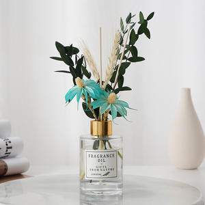 ขวดแก้ว SS02026หรูหราขนาด100มล. กกกกกกกกกกกกกกของตกแต่งบ้านรถน้ำหอมปรับอากาศกลิ่นดอกทานตะวันน้ำหอมแตกต่างกัน - Product Image 4