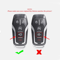 Clé de voiture sans fil Tahoe GMC YOUKON Remplace 5 boutons Clé de véhicule Télécommande 315/433.92MHz Fabricant