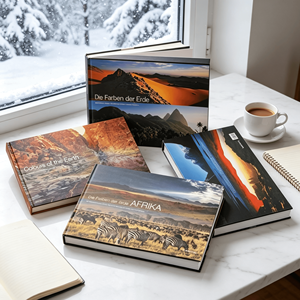Libro Fotografico Professionale per <span class=keywords><strong>Paesaggi</strong></span> con Copertina Rigida, Stampa su Cartone, Laminazione Lucida, Rilegatura a Filo, Varie Opzioni, Spedizione Rapida - Product Image 1