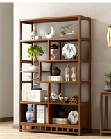Meuble de présentation de thé, étagère de séparation de salon, panneau de bibliothèque, design moderne, rangement durable, armoire à multiples compartiments, meuble d'ornement