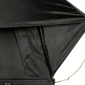 Tente de toit pliable en aluminium pour l'extérieur, tente de toit pour toutes les saisons, 2-3 personnes, tente de toit à ouverture latérale, tente de camping à coque rigide pour toit de voiture - Product Image 4