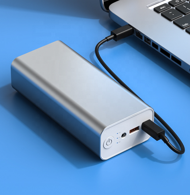 PowerBank 30000mAh 65W PD QC3.0 Solar Charging Portable Power Station for Laptop