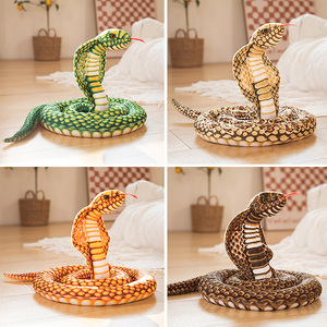 Serpiente simulada superventas <span class=keywords><strong>de</strong></span> 170cm, juguetes <span class=keywords><strong>de</strong></span> <span class=keywords><strong>peluche</strong></span> realistas, serpiente gigante larga <span class=keywords><strong>de</strong></span> <span class=keywords><strong>peluche</strong></span>, Boa Cobra, serpiente, juguetes suaves - Product Image 4