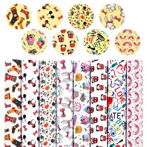 Tela de Vinilo Transparente de TPU de 0.5MM, Ecológica, con Impresión UV Personalizada, Diseño de Patrones de Dibujos Animados, para Manualidades, Lazos y Bolsos - Product Image 5