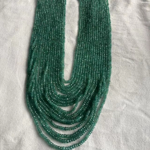 สร้อยคอพลอยมรกตสีเขียวขัดเงาคุณภาพสูง 2.8 กะรัต สำหรับขายส่ง ราคาถูก ดีไซน์ล่าสุด - Product Image 1