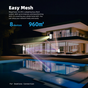 MegaTower Indoor 5G CPE ESIM Router con WiFi6 y tarjeta SIM 3600Mbps Modo dual <span class=keywords><strong>SA</strong></span> NSA para negocios y oficina - Product Image 2