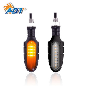 ไฟวิ่งกลางวันแบบสแกนสีขาว ADT พร้อมไฟเลี้ยวสีเหลืองแบบเรียงลำดับ - Product Image 2