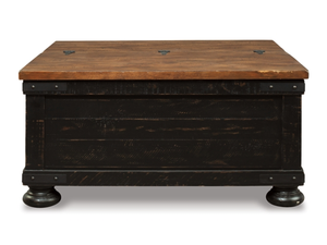 <span class=keywords><strong>Tavolo</strong></span> Console con Piano Sollevabile, Design Rustico Bicolore, Finitura Vintage Bianca e Rovere Naturale Invecchiato, Piano con Pannello Incernierato su Entrambi i Lati - Product Image 5