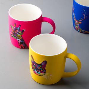 Taza de Cerámica Animal Dream Cup con Diseño de Dibujos Animados Impresos Digitalmente, Regalo para Uso General - Product Image 4