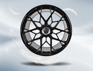 PENGZHEN FF10 Center Lock 20 21x11 5x130 <span class=keywords><strong>Jante</strong></span> à rayons multiples noir brillant pour Porsche 911 - Product Image 6