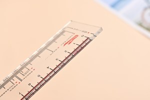 Hot Sale Acryl Büro Lineal Transparent Klarer Stil Ideal für College Wohnheim Zimmer Arbeits zimmer zum Messen von Papier und Kunst handwerk - Product Image 3