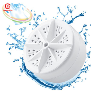 Mini machine à laver portable avec ventouses, alimentée par USB, machine à laver turbo, compatible lave-vaisselle - Product Image 1