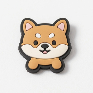 Custom Cartoon Animal Style PVC Flat Back Badge Key Chain Pendant Resin Soft Rubber Decoration for Clothing Plastic Crafts