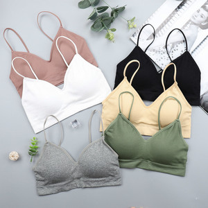 Elastic Gathering Bralette Push up <b>Bra</b> Summer Anti-light Korean Style Wild <b>Bra</b> Tube Top Sexy No Rims <b>Bra</b> - Product Image 2