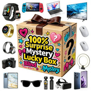 Caja Misteriosa Premium con Auriculares Bluetooth Inalámbricos, Reloj Inteligente, Globo LED, Regalo Sorpresa para Fans Globales, Edición Especial - Product Image 1