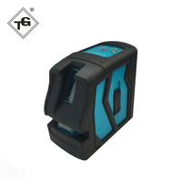 Deko-mini niveau laser professionnel à 180 degrés, niveau laser vert à 2 lignes TG101A