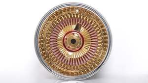 Roue métallique 13 14 <span class=keywords><strong>15</strong></span> 16 17 18 20 22 <span class=keywords><strong>pouces</strong></span> Chrome Lip Gold Spinner Nipple Straight Cross Lace 72 100 150 Spoke RIMS - Product Image 5