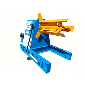 CE Standard 5 Ton Hydraulic Decoiler for Steel Strip Heavy Duty Automatic Metal Coil Uncoiler 380V 0.3-0.8mm Rolling Thickness - Product Image 1