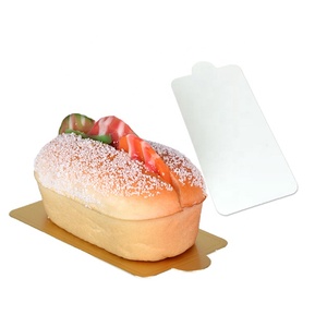 glossy gold 3.5 inch stand paper base for cakes grease proof square cake board cake box base