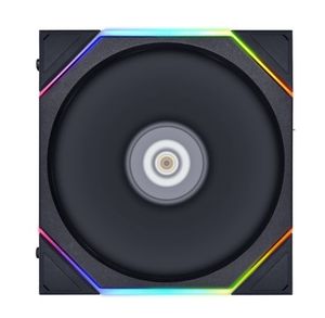 Ventilateur PC <span class=keywords><strong>Lian</strong></span> <span class=keywords><strong>Li</strong></span> UNI FAN TL120-3 Haute Performance Blanc/Noir avec Éclairage RGB, Dissipateur en Cuivre et Aluminium, Interface 4 Broches pour Dissipation Thermique - Product Image 1