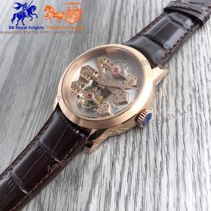 Reloj Automático Mecánico de Lujo para Hombre Bre-guet Opera Godfather con Caja de Acero, Correa de Cuero Genuino y Detalles Luminosos - Product Image 2