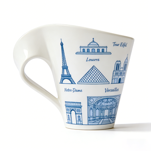 Taza de Café de Cerámica Personalizada Única, Recuerdo Turístico de Londres, París, Italia, Australia, Taza de Porcelana para Latte y Capuchino - Product Image 2