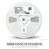 Condensateur céramique multicouche à montage en surface 0402 MLCC 10NF 25V C0G ±5% GRM1555C1E103JE01D pour assemblage de circuits imprimés SMT
