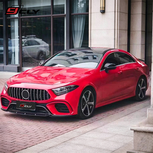 Pour Mercedes-Benz <span class=keywords><strong>CLS</strong></span> W257 2018-2024, version haut de gamme, kit carrosserie CLS63 A-<span class=keywords><strong>MG</strong></span>, pare-chocs avant, calandre, diffuseur, embout d'échappement noir/argent - Product Image 5