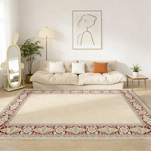 Tappeto Vintage Boho Moderno di Lusso <span class=keywords><strong>per</strong></span> Camera da Letto e Sala da Pranzo, Lavabile, Floreale, Antiscivolo, Stile Retrò - Product Image 3