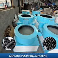 Machine de polissage multi-étapes pour granulés d'engrais organique de petite taille