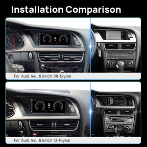Android 13 Carplay cho Audi A4 a4l B8 2008 - 2016 8.8 inch Xe Stereo wifi 4 gam Sim BT hệ thống màn hình GPS <span class=keywords><strong>Navigation</strong></span> Auto đài phát thanh - Product Image 3