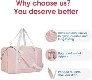 Bolsa <span class=keywords><strong>de</strong></span> líneas aéreas Bolsa <span class=keywords><strong>de</strong></span> lona 40X20X25 Bolsa <span class=keywords><strong>de</strong></span> viaje plegable Bolsa <span class=keywords><strong>de</strong></span> viaje Equipaje <span class=keywords><strong>de</strong></span> mano durante la noche para mujeres y hombres 20L Bolsas <span class=keywords><strong>de</strong></span> moda HY - Product Image 3