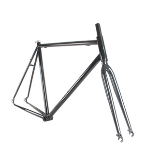 Hiệu Suất Cao 700C Cố Định Bánh Răng Crom-Molypden Thép Racing Theo Dõi Xe Đạp Tốc Độ Duy Nhất Khung Carbon Thép Ngã Ba - Product Image 1