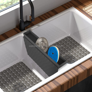 Tappetino Protettivo per Lavello con Ventose in Silicone, Protezione per Stoviglie in <span class=keywords><strong>Cucina</strong></span> - Product Image 1